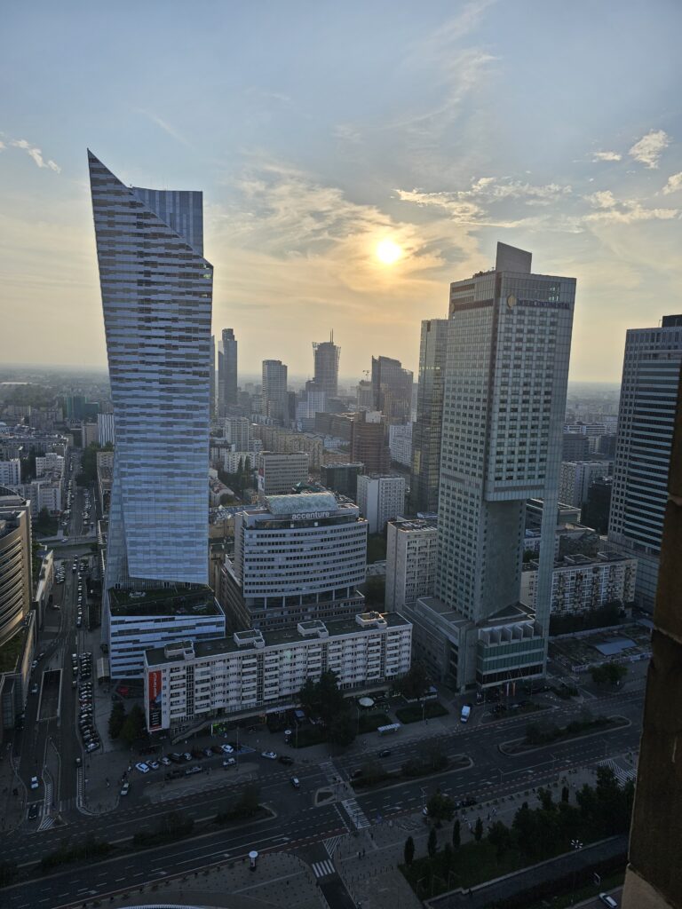 view palace of culture and science warsaw