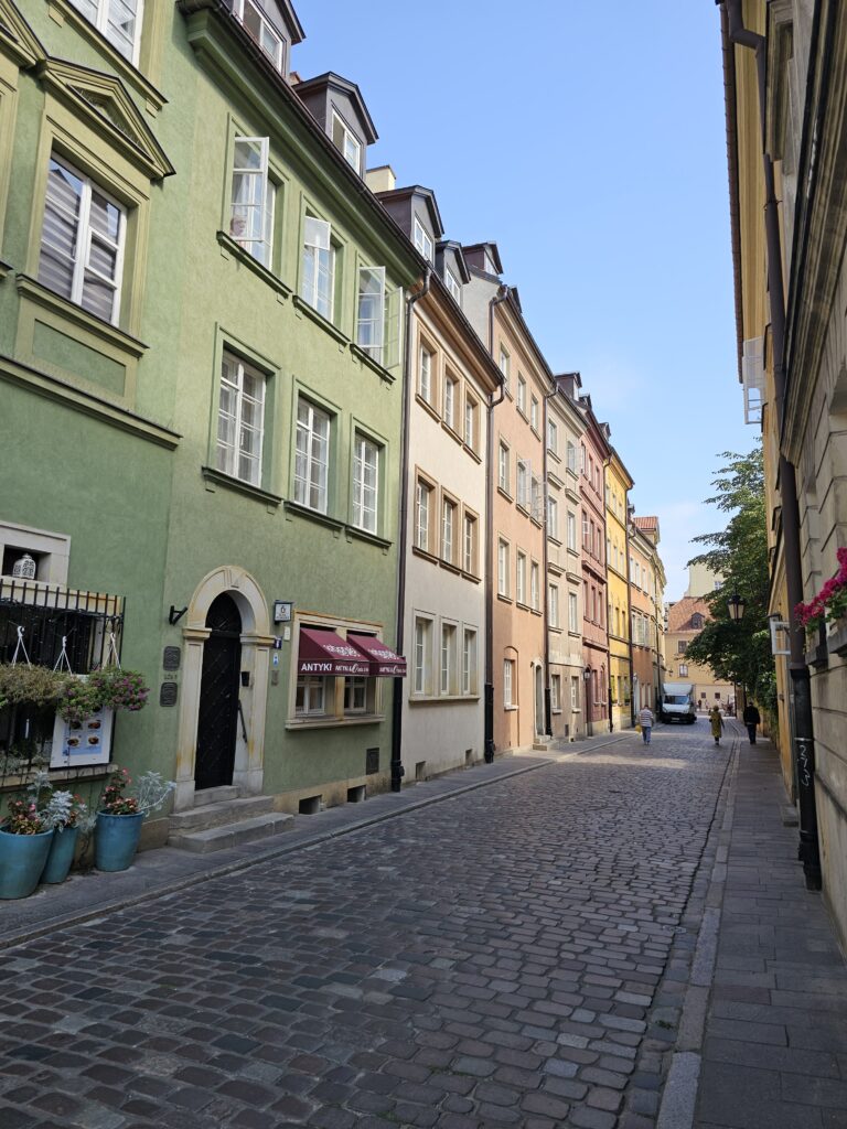 warsaw old town houses