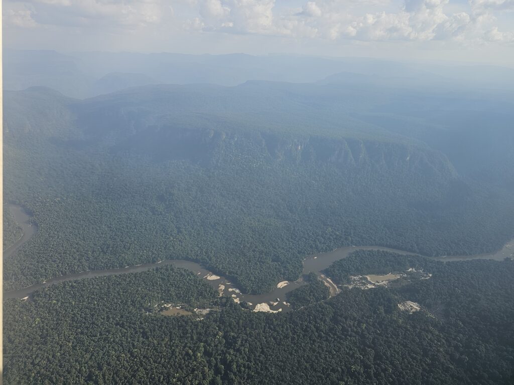 guyana from the air