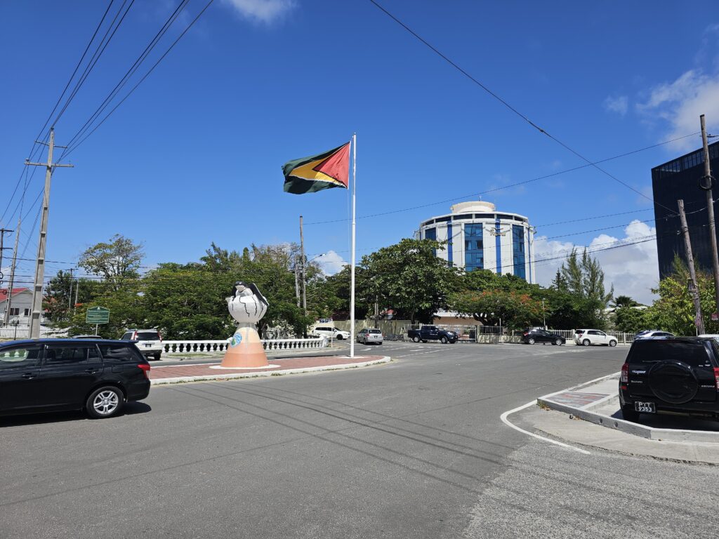 guyana flag georgetown