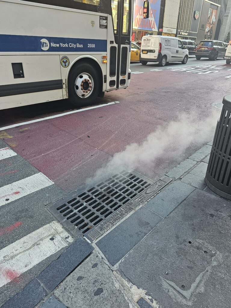 sewer steam new york