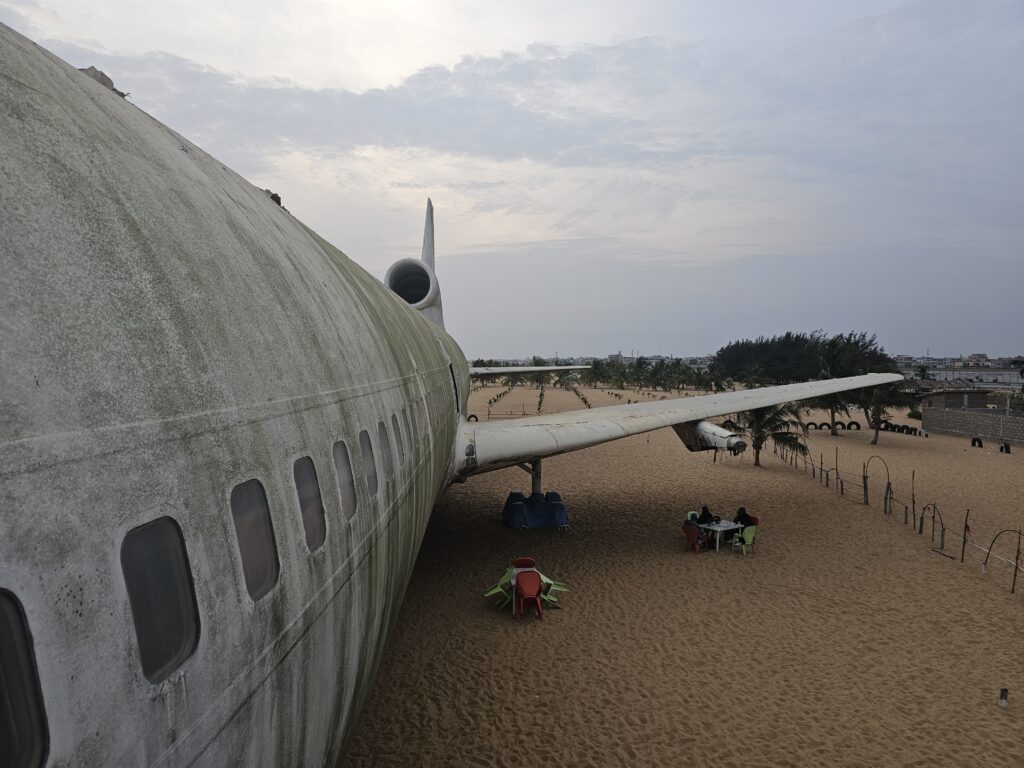 cotonou aircraft beach