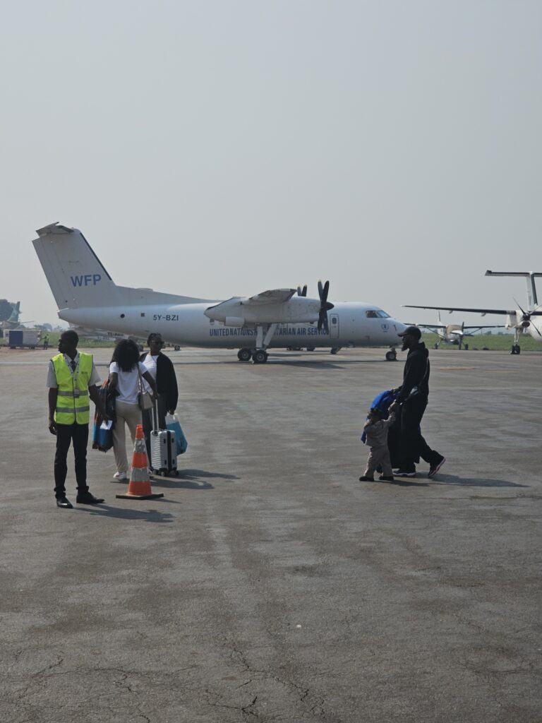 arrival bangui airport