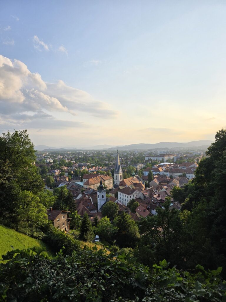 ljubljana castle view