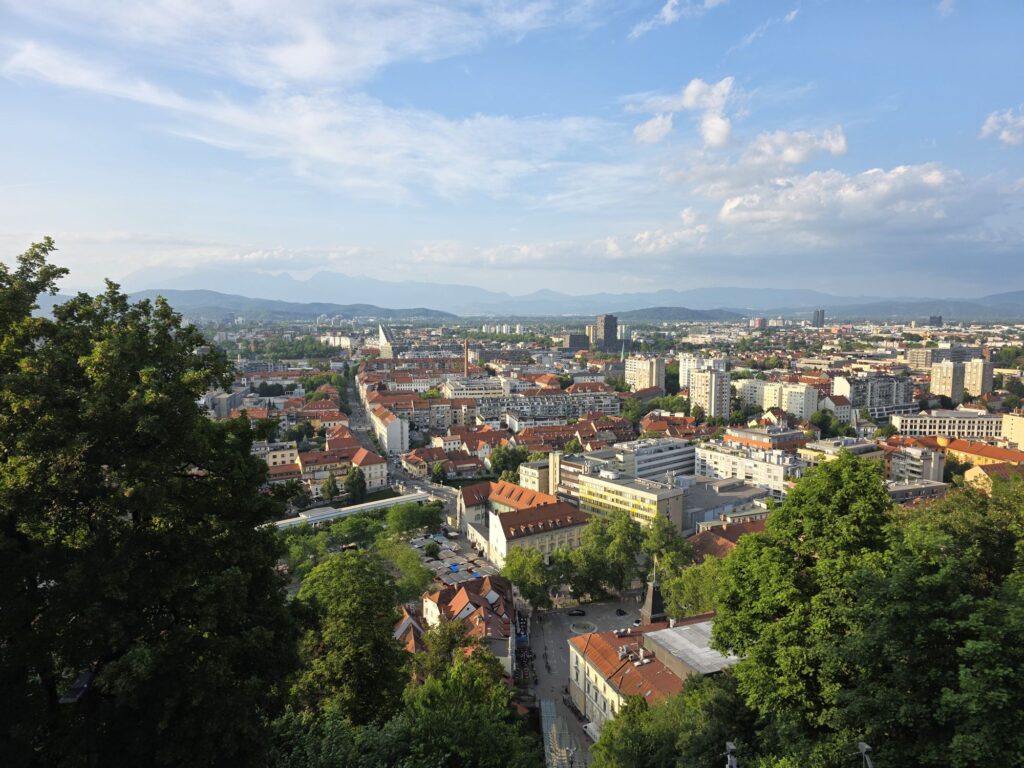 ljubljana castle view