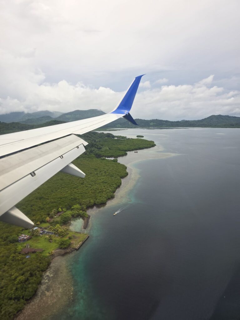 landing in pohnpei