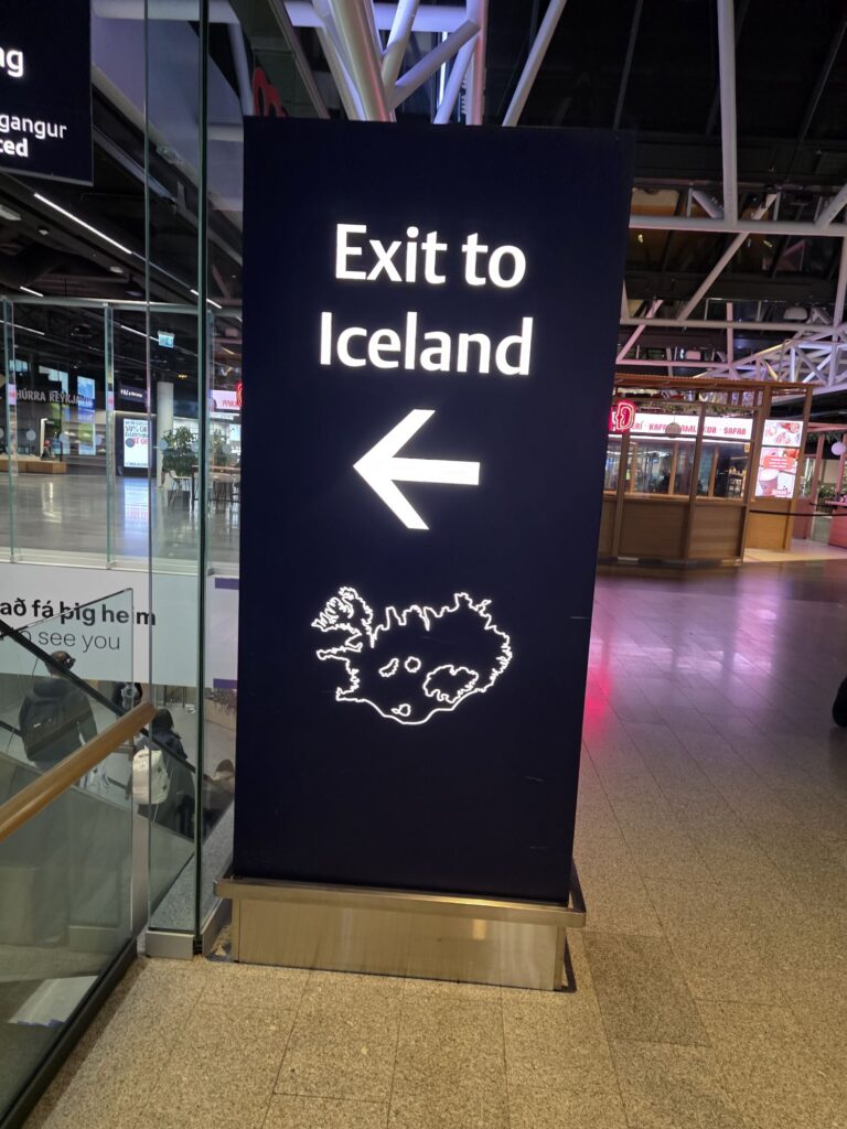 arrival iceland