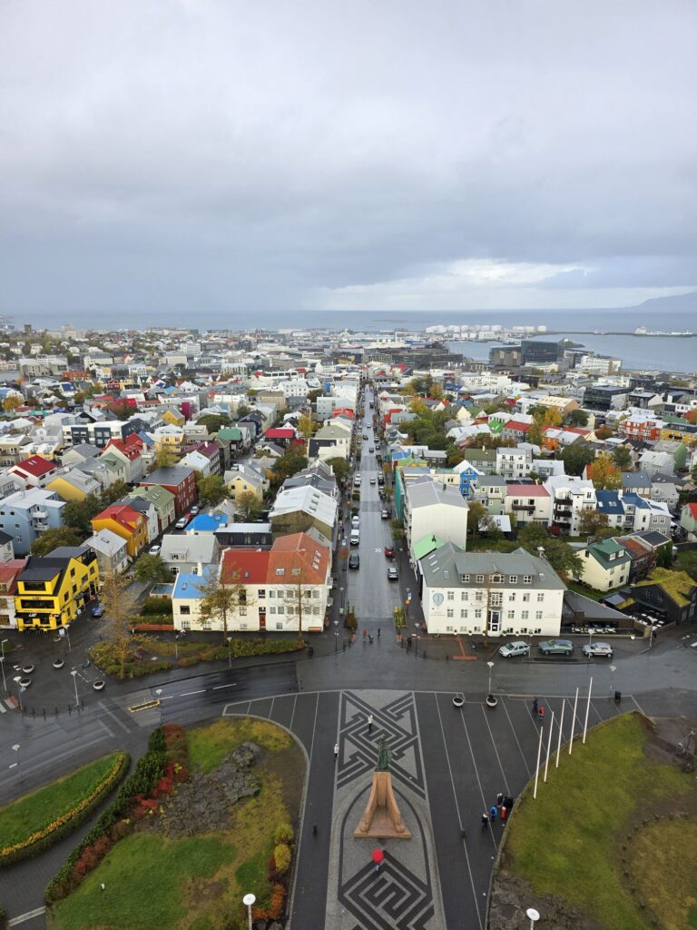 Hallgrímskirkja reykjavik view