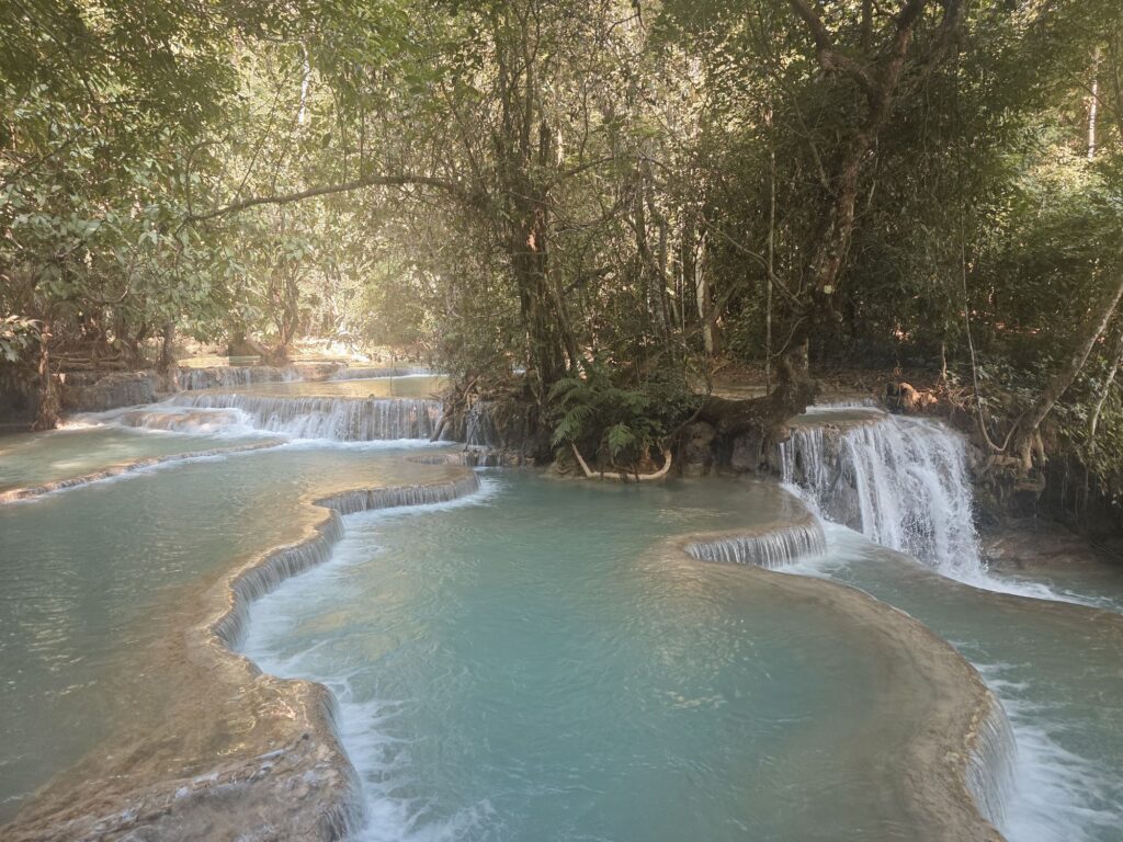 kuang si falls luang prabang